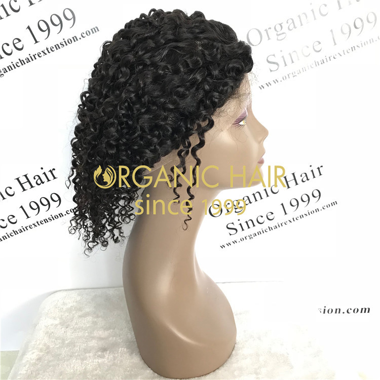 Virgin hair glueless full lace wigs,lace frontal wigs at wholesale price in Chinese factory A48